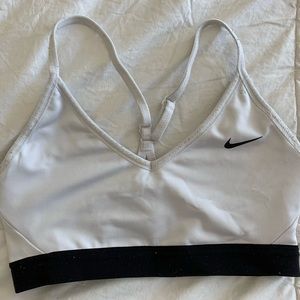 White Nike Sports Bra